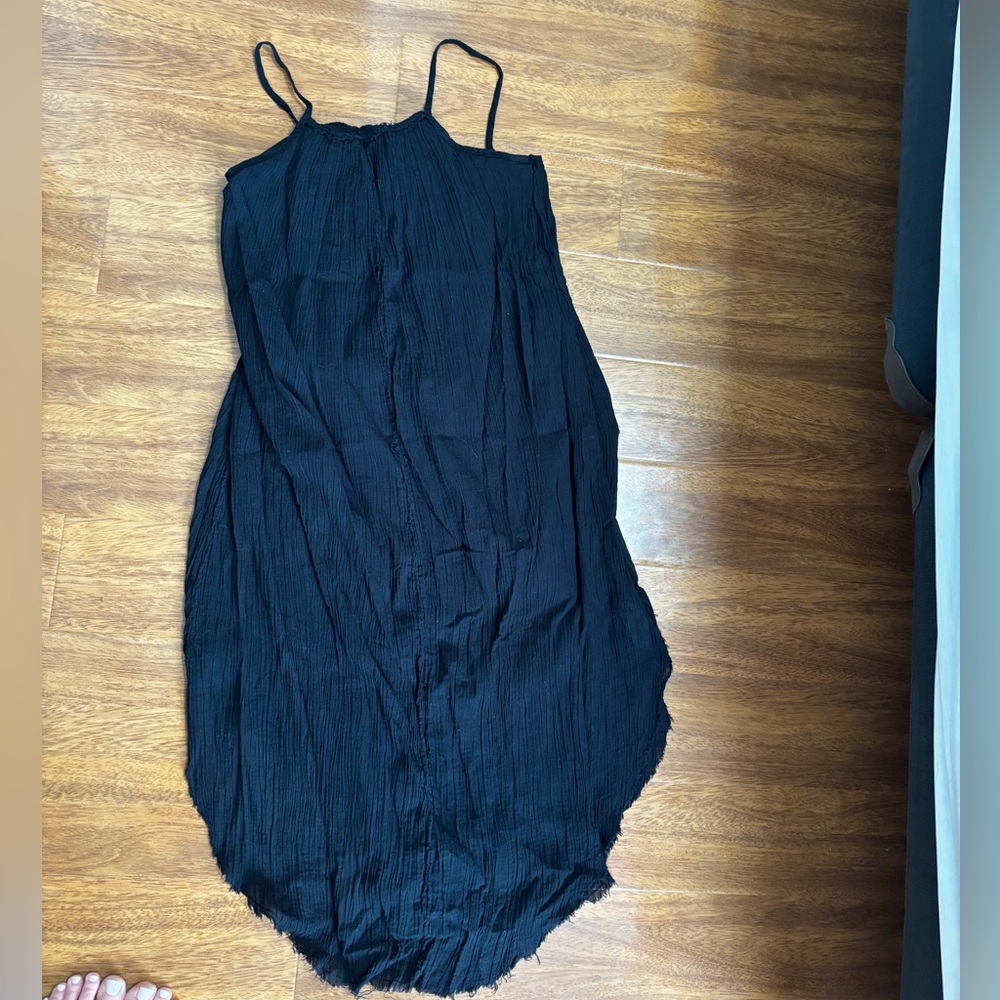 TNA cotton midi dress
